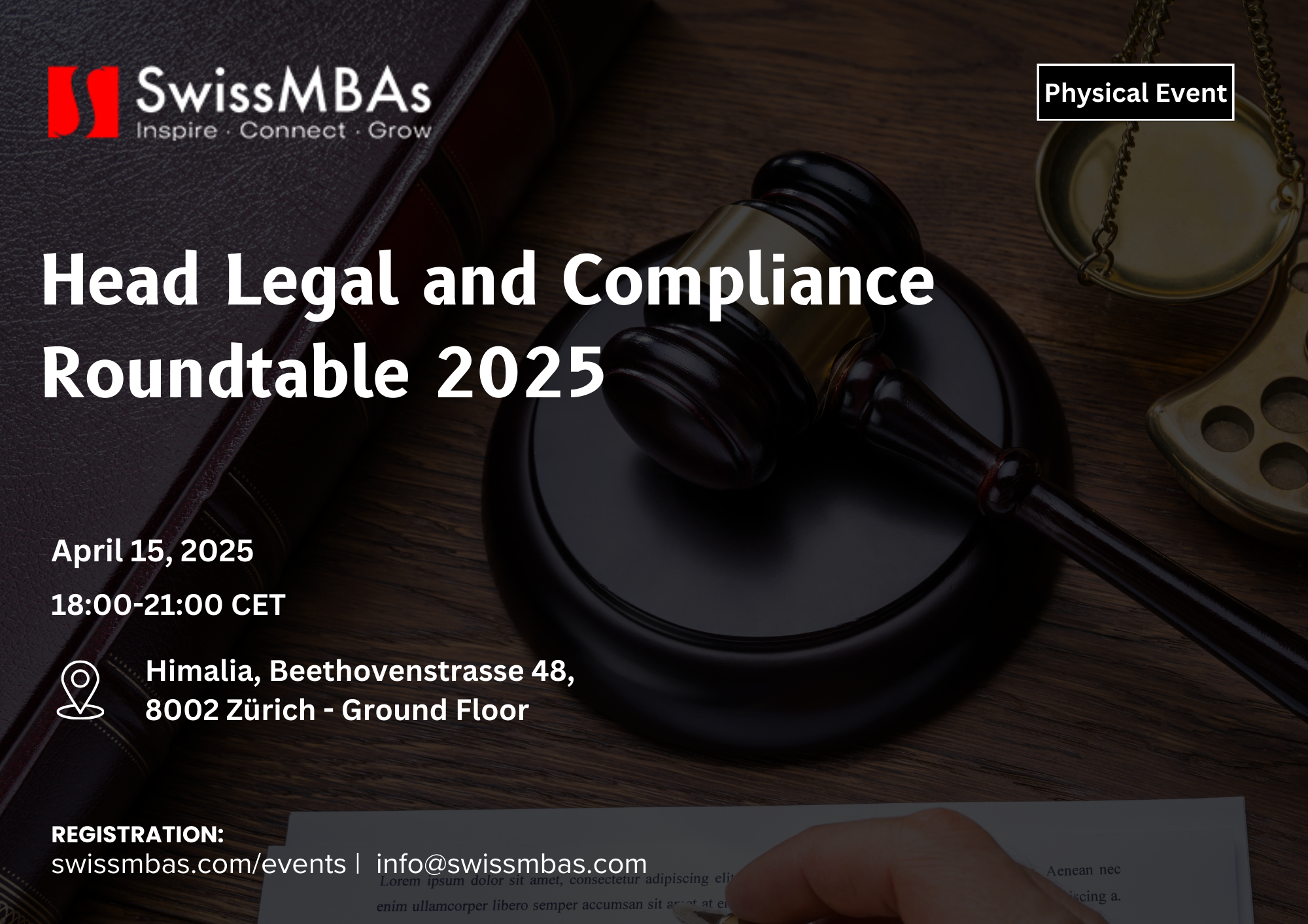 Head Legal and Compliance Roundtable 2025