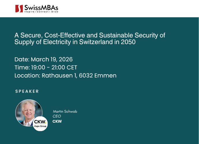 A Secure, Cost-Effective and Sustainable Security of Supply of Electricity in Switzerland in 2050