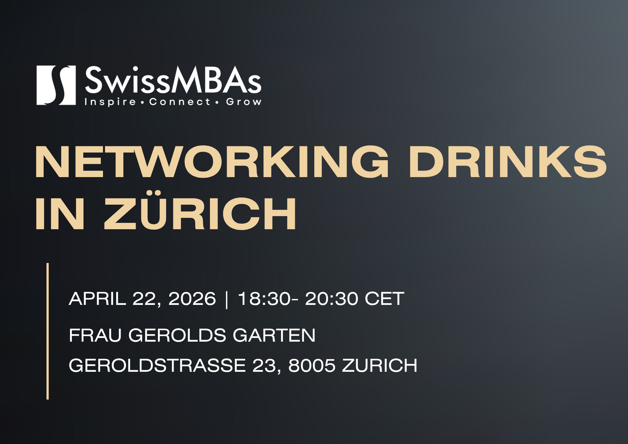 Networking Drinks in Zürich (April)