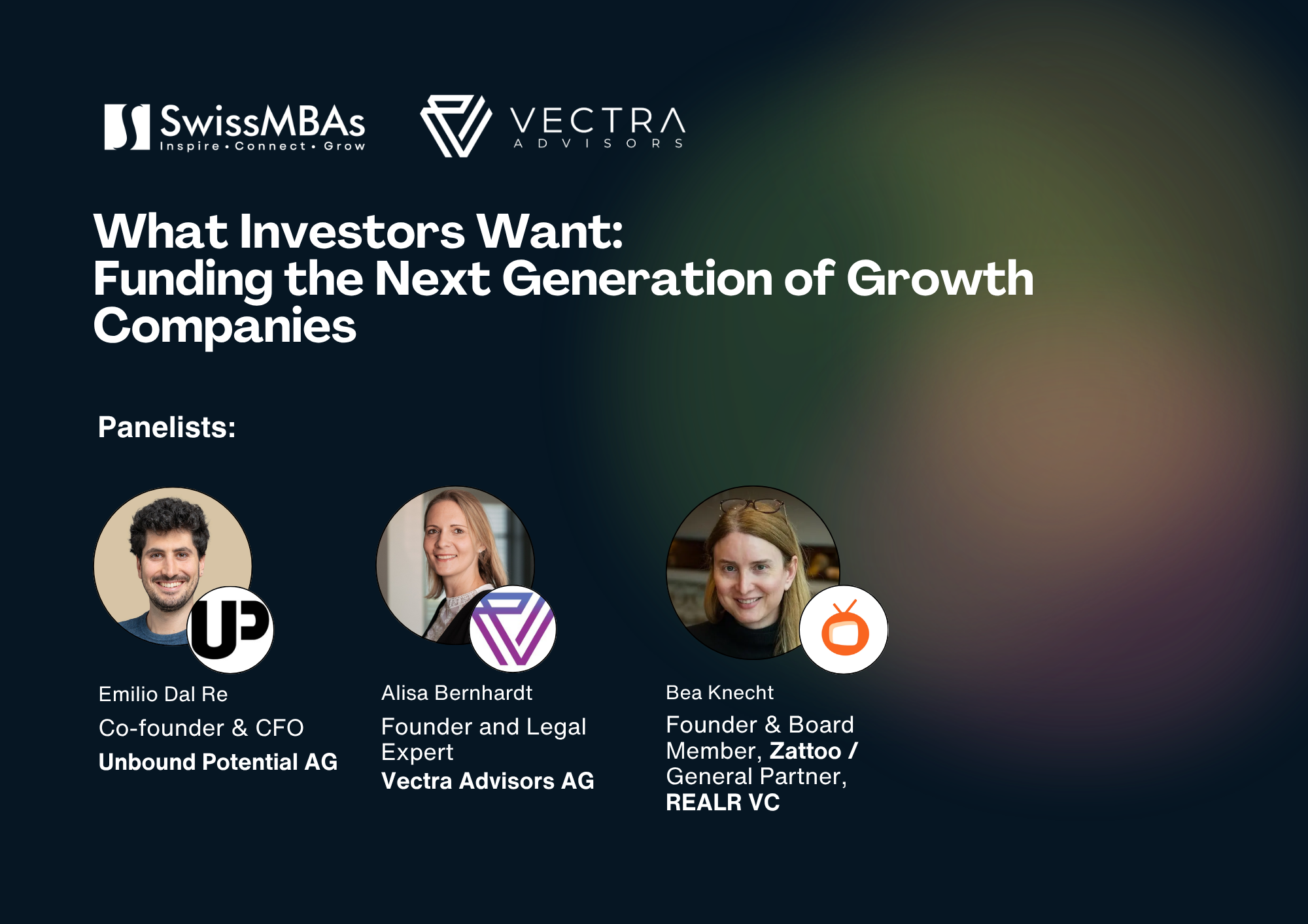 What Investors Want:  Funding the Next Generation of Growth Companies