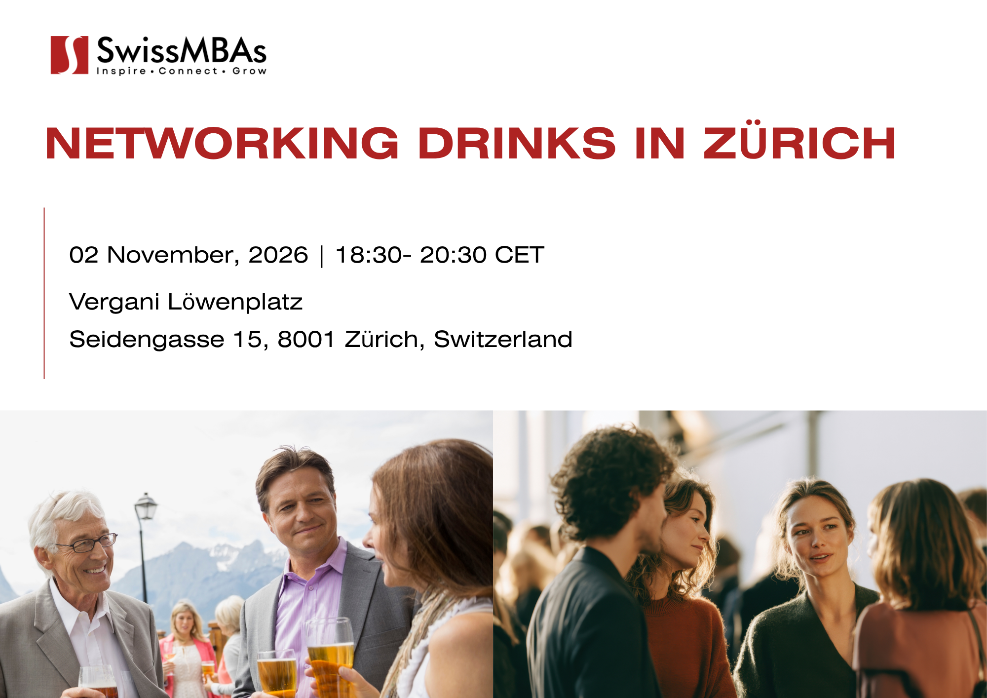 Networking Drinks in Zurich 2026 (November)